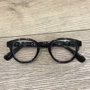 Peepers 2676 Smith Black Round Reading Glasses +2.50